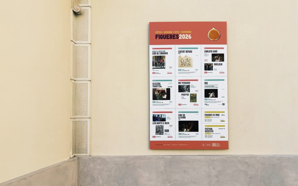 Cartellera de la programació de Figueres Estiu 2026
