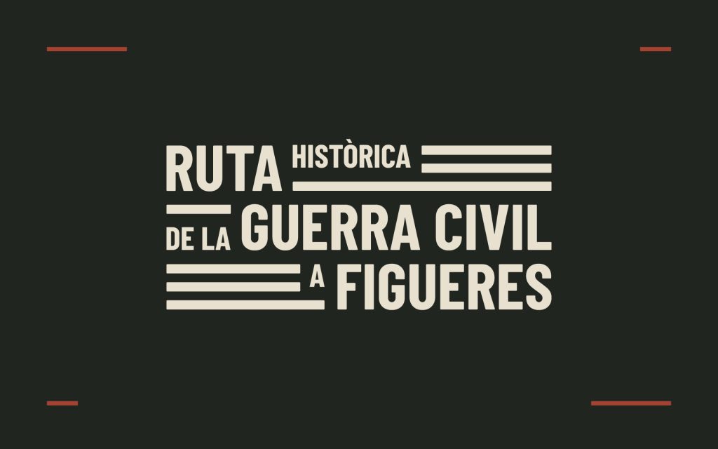 Logotip de la Ruta Històrica de la Guerra Civil a Figueres