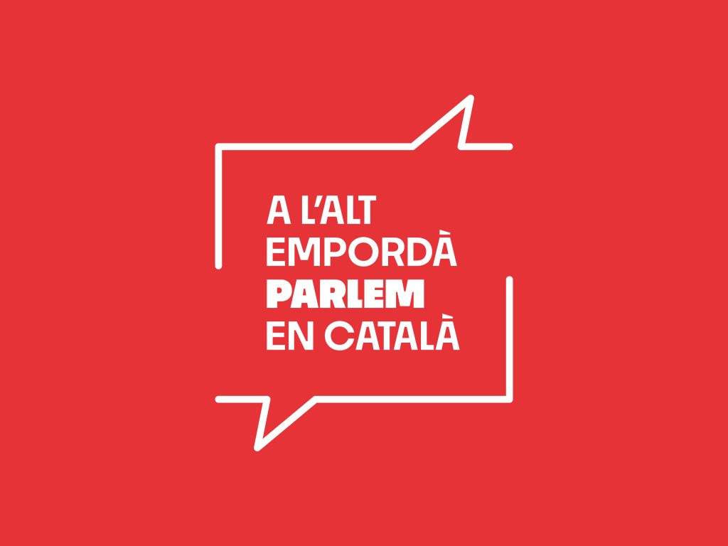 Logotip de la campanya Parlem en català de l’Alt Empordà