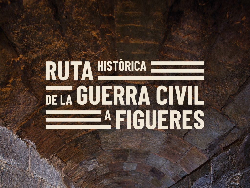 Logotip de la Ruta Històrica de la Guerra Civil a Figueres
